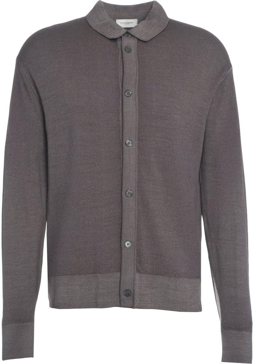 Paolo Pecora Knitted shirt Beige