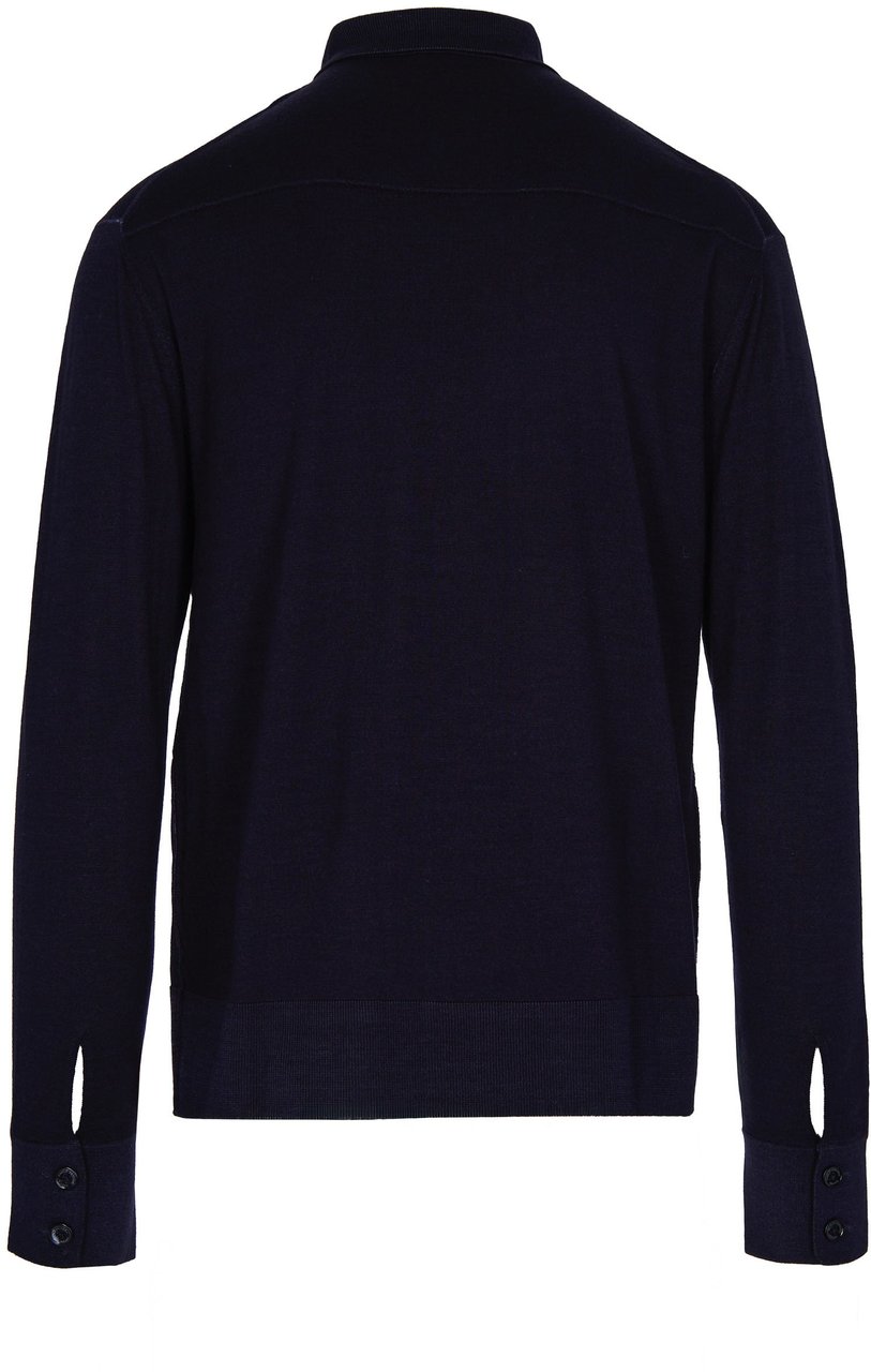 Paolo Pecora Sweaters Blue Blauw