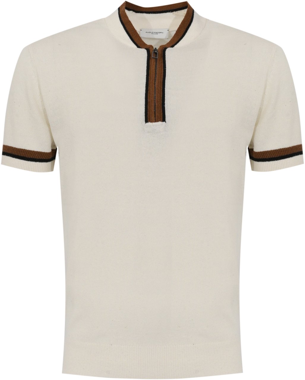 Paolo Pecora T-Shirts And Polos Cream Wit