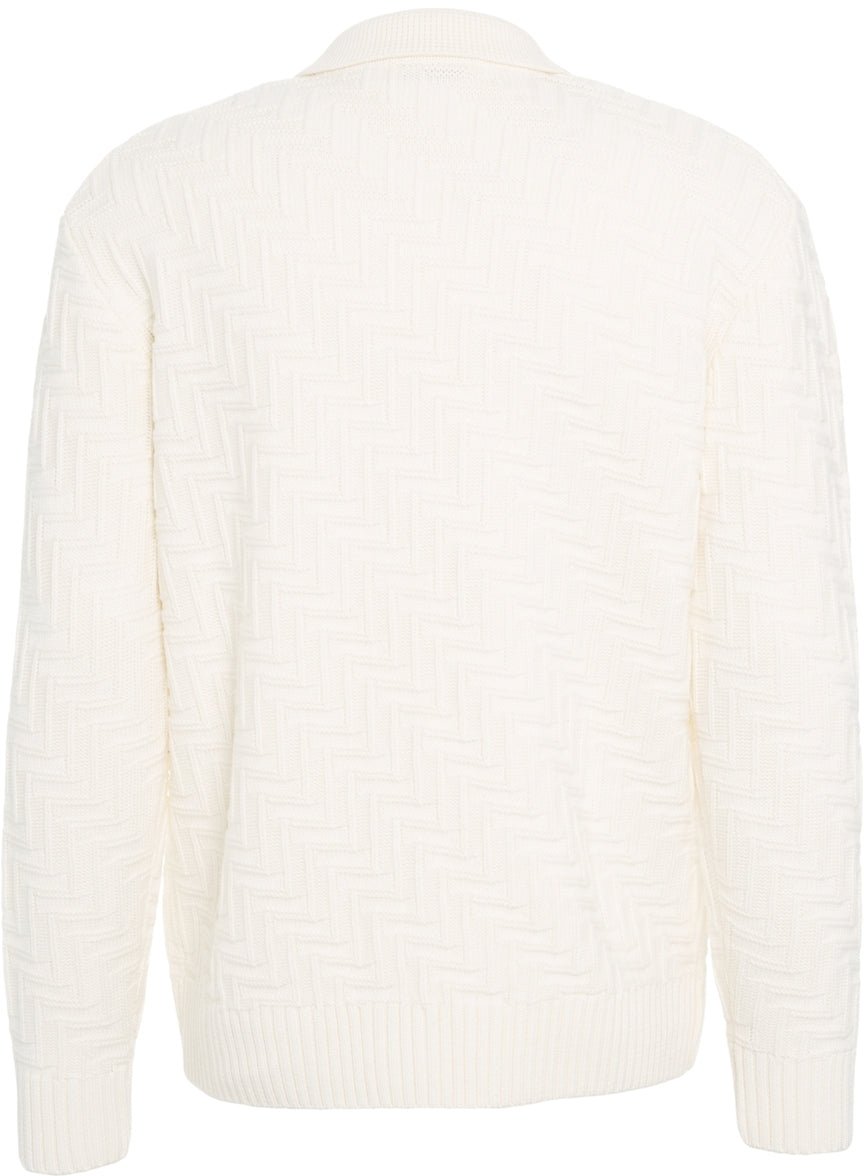 Paolo Pecora Virgin wool cardigan Wit