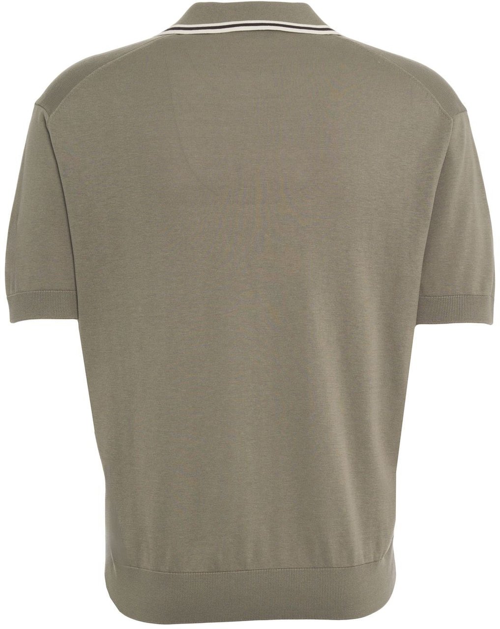 Paolo Pecora Silk blend polo skipper Groen