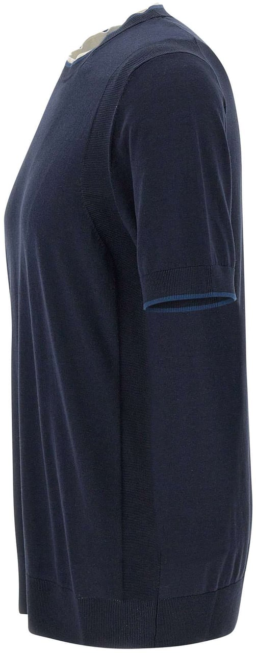 Paolo Pecora Sweaters Blue Blauw