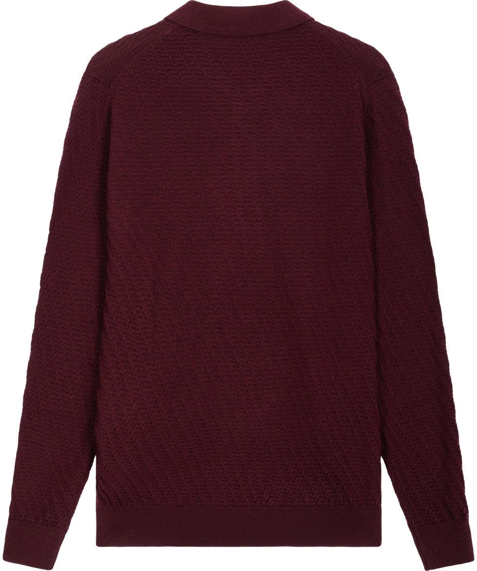 Paolo Pecora Knit sweater with polo collar Divers
