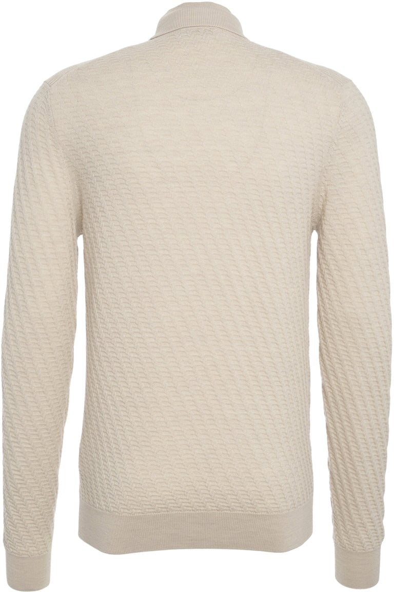Paolo Pecora Virgin wool turtleneck sweater Beige