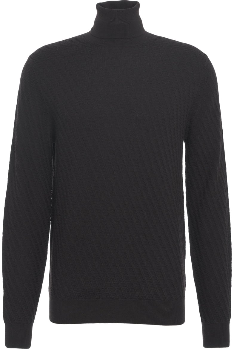 Paolo Pecora Virgin wool turtleneck sweater Bruin