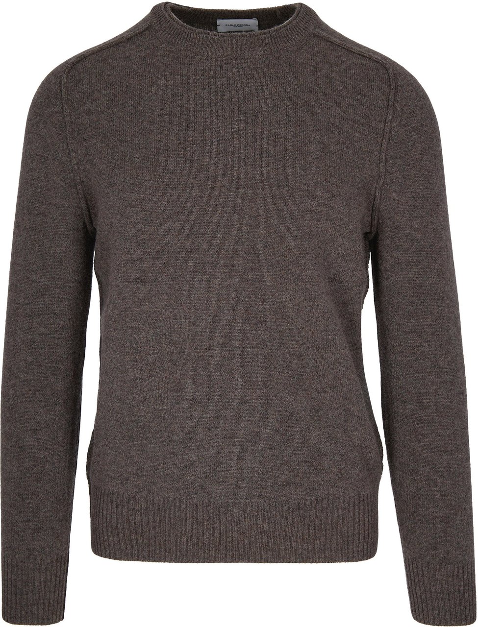 Paolo Pecora Sweaters Fango Melange Bruin