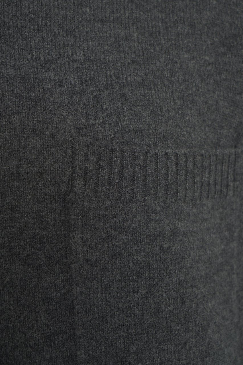 Paolo Pecora T-neck sweater Grijs