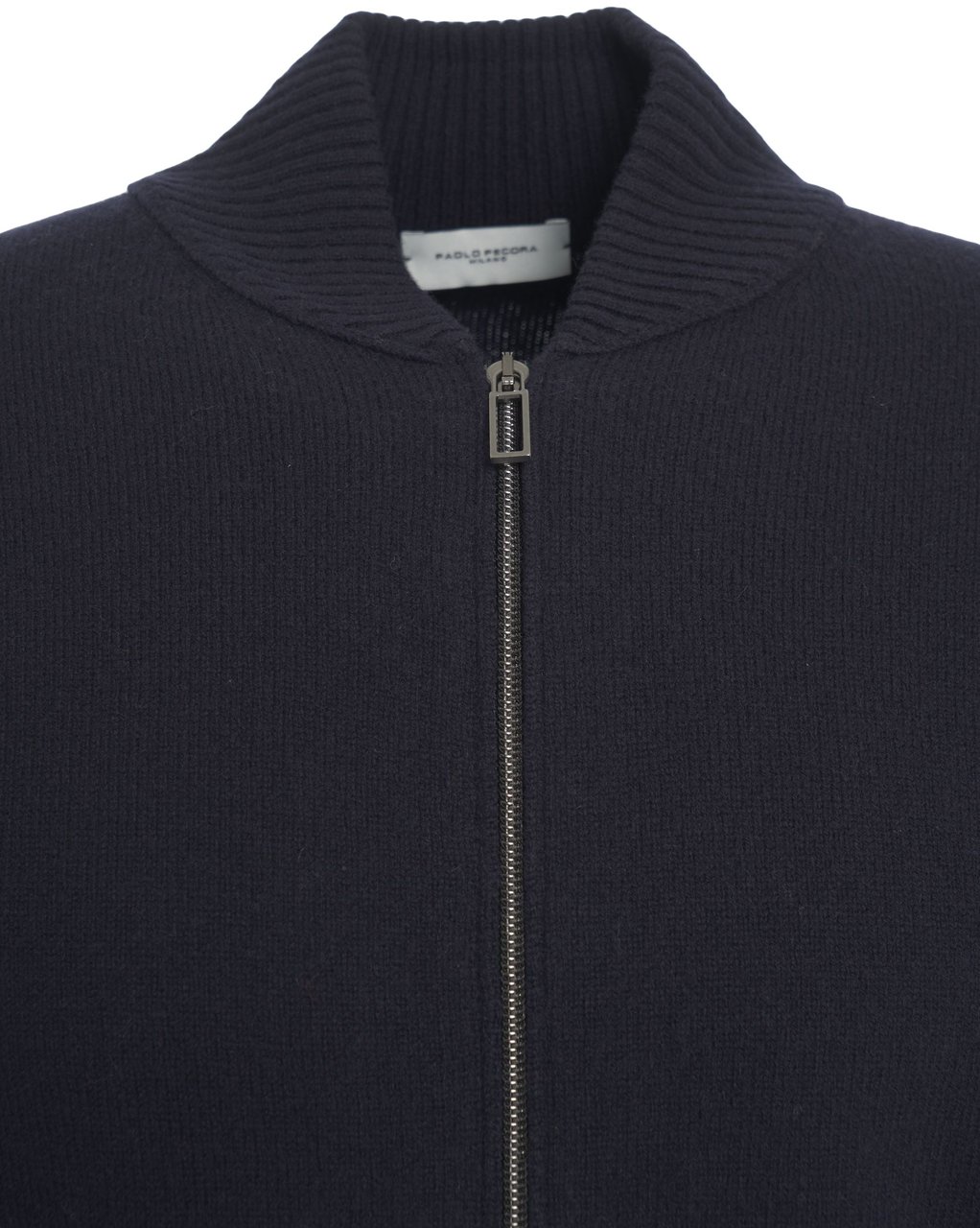 Paolo Pecora Cardigan with zipper Blauw
