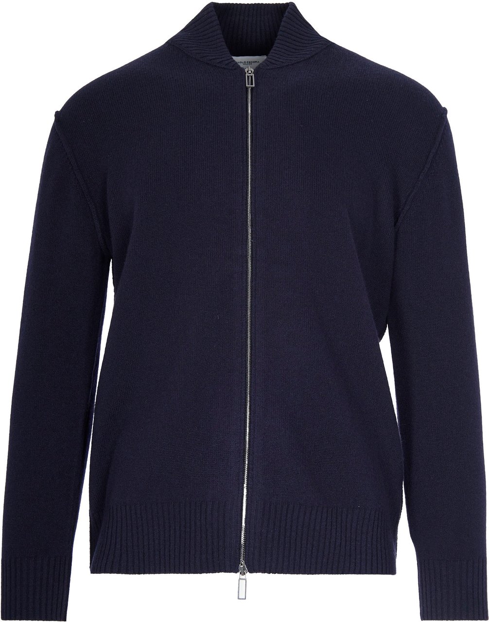 Paolo Pecora Sweaters Blue Blauw