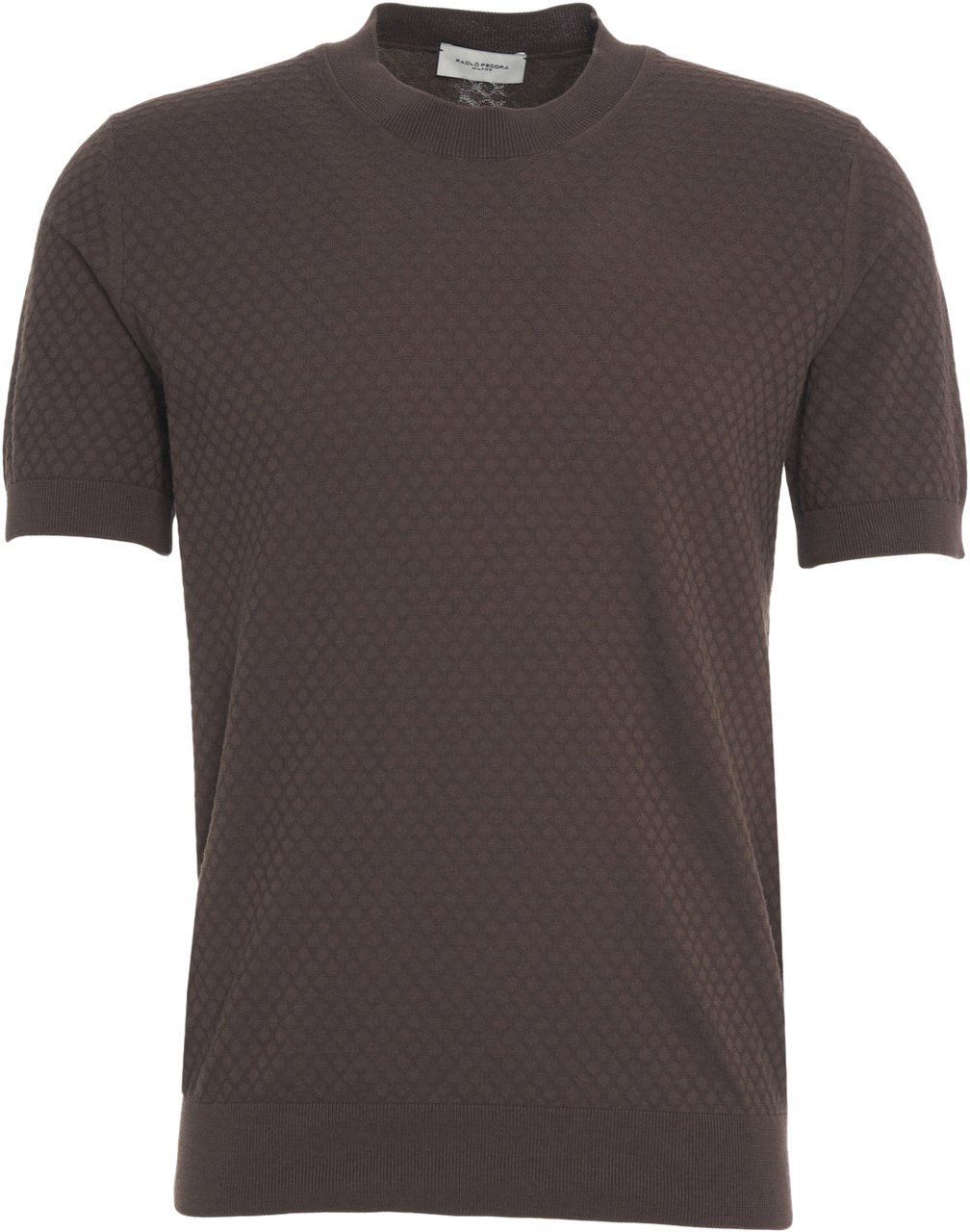 Paolo Pecora Knit t-shirt Bruin