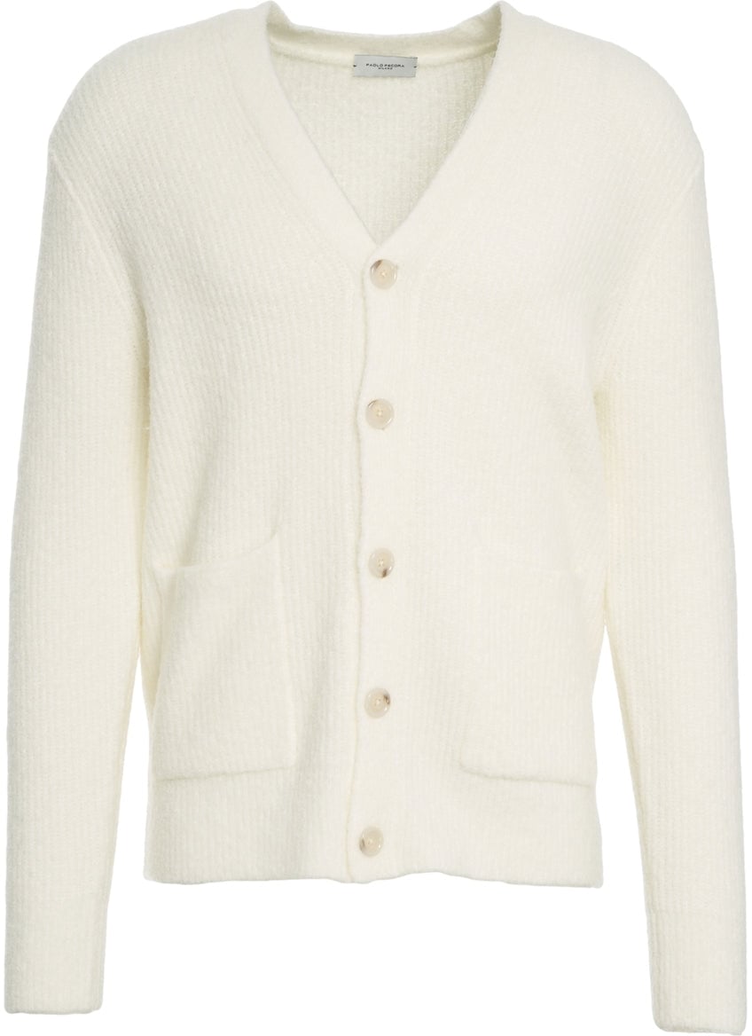 Paolo Pecora Knit cardigan Wit