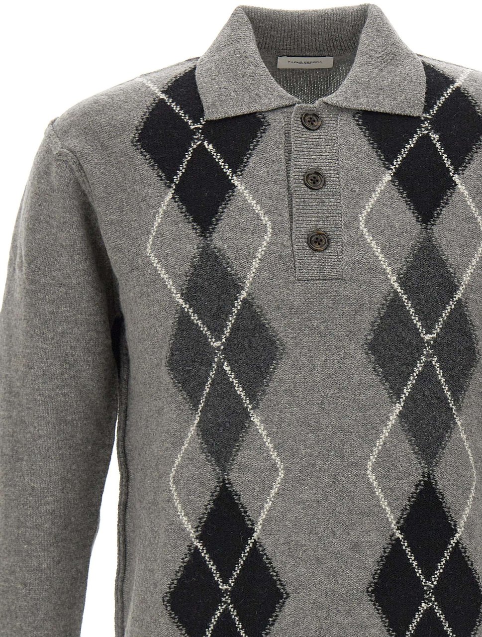 Paolo Pecora Sweaters Grey Grijs