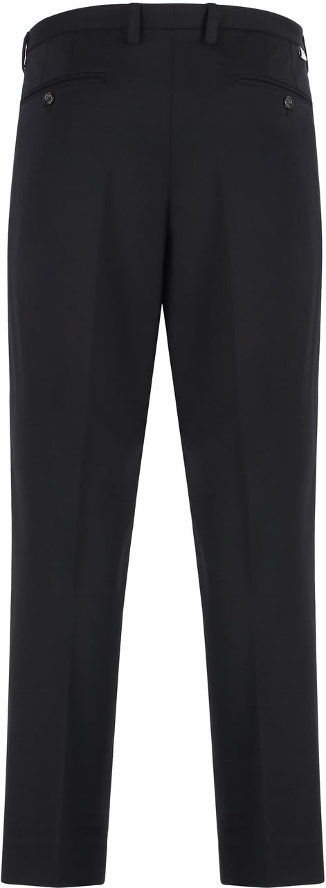 Paolo Pecora Slim fit chino trousers Zwart