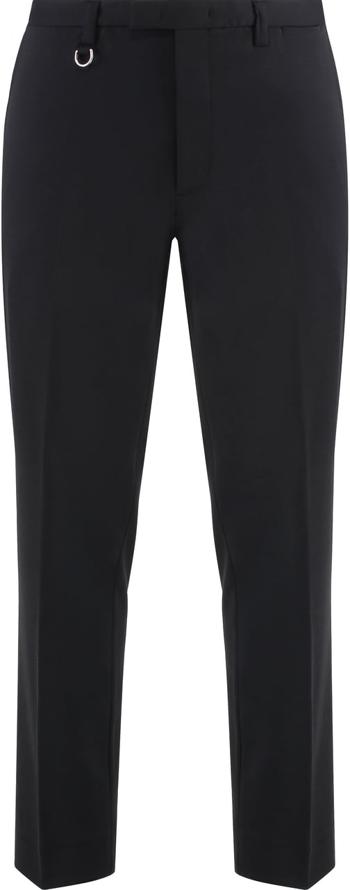 Paolo Pecora Slim fit chino trousers Zwart