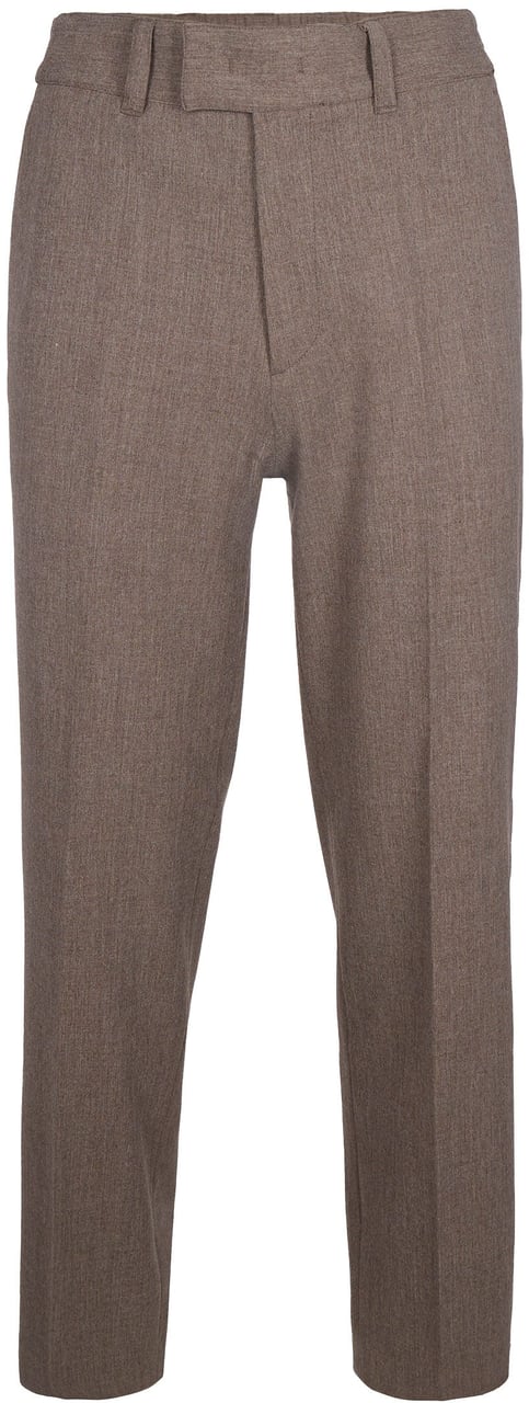 Paolo Pecora Trousers Marrone Chiaro Melange Bruin