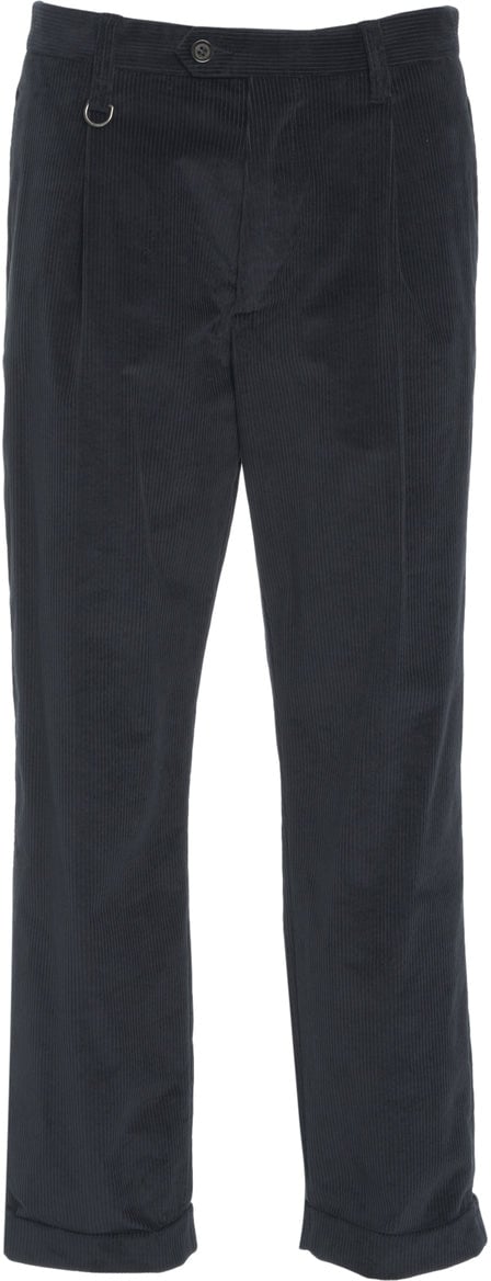 Paolo Pecora Corduroy pants Blauw