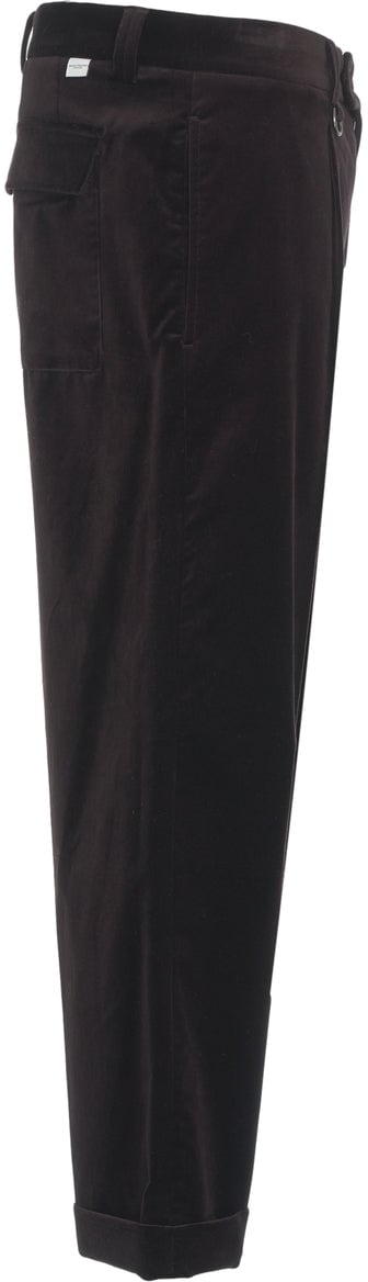 Paolo Pecora Velvet chino pants Bruin