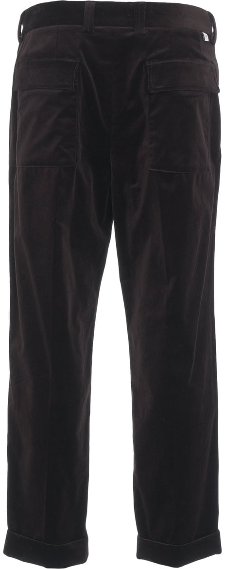 Paolo Pecora Velvet chino pants Bruin