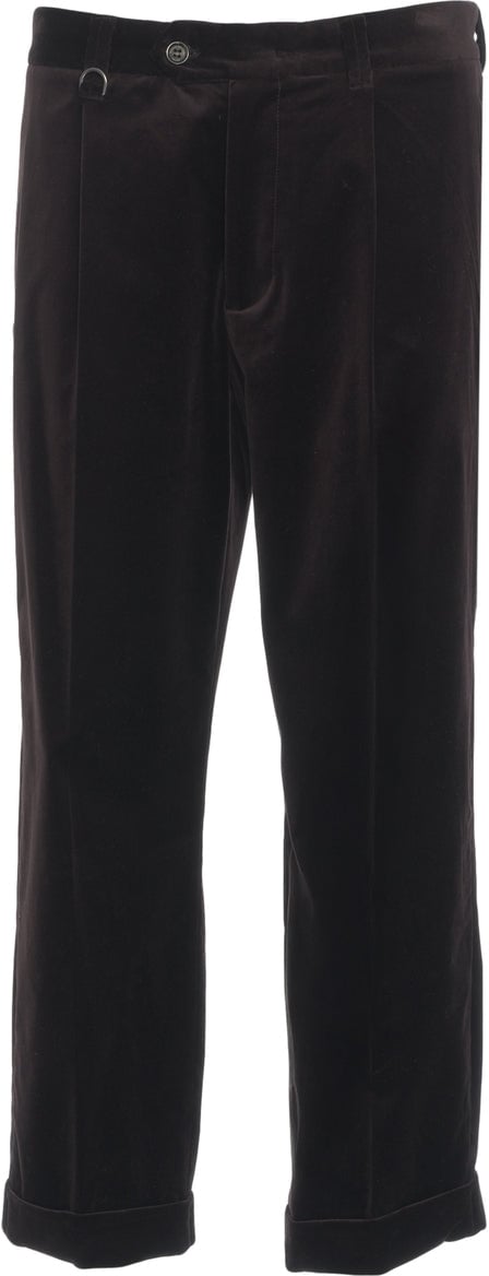 Paolo Pecora Velvet chino pants Bruin