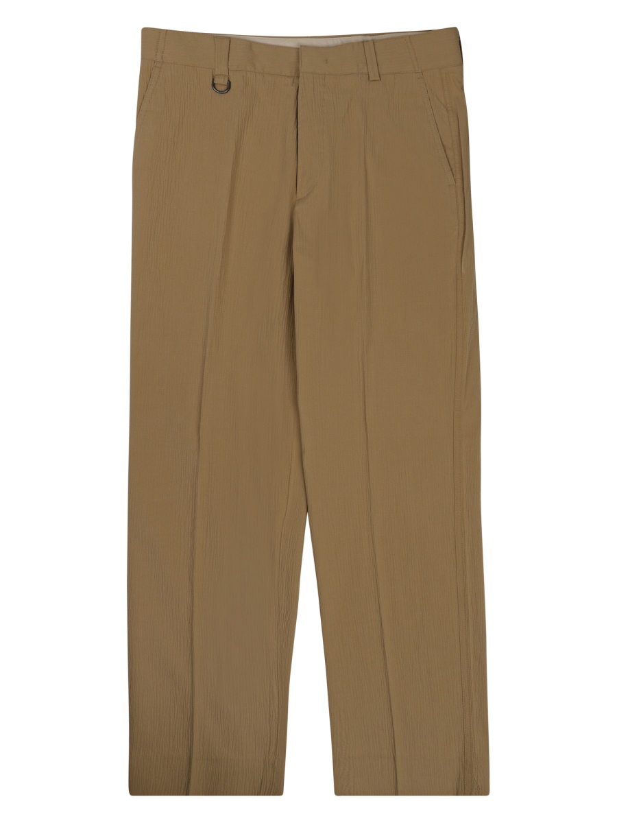 Paolo Pecora Classic Straight-Leg Beige Trousers with Timeless Design Bruin