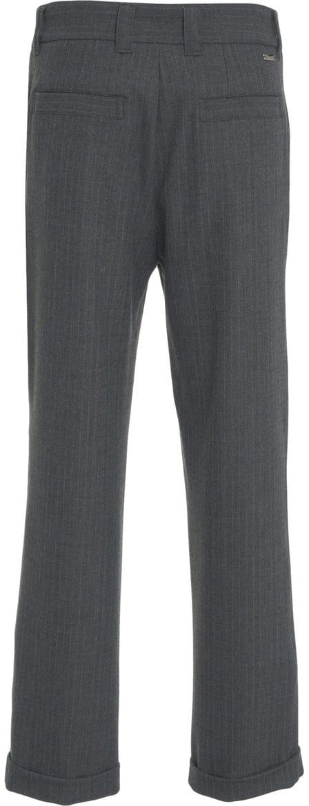 Paolo Pecora Chino pants with pinstripes Beige