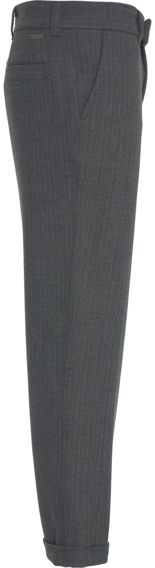 Paolo Pecora Chino pants with pinstripes Beige