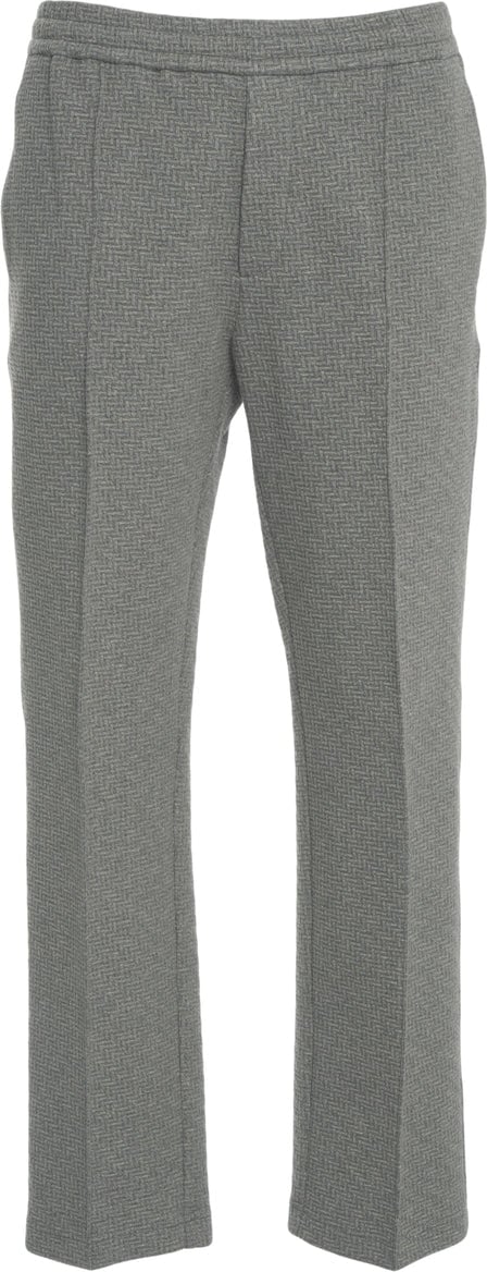 Paolo Pecora Casual trousers with permanent creases Beige