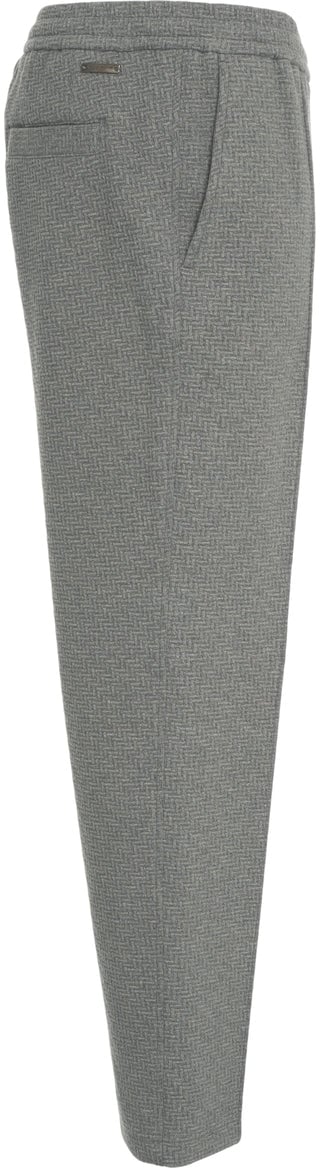 Paolo Pecora Casual trousers with permanent creases Beige
