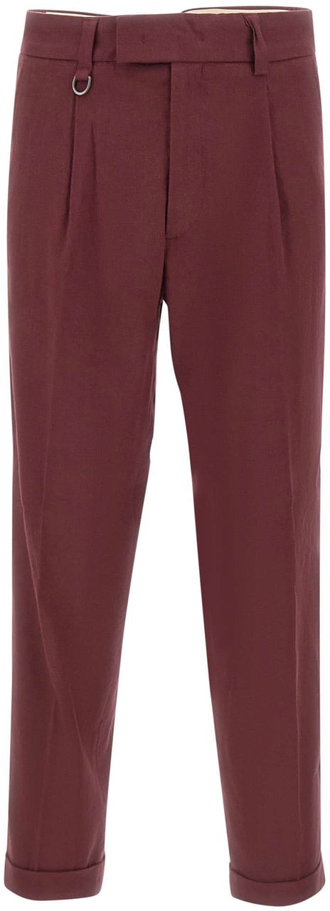 Paolo Pecora Trousers Red Maroon