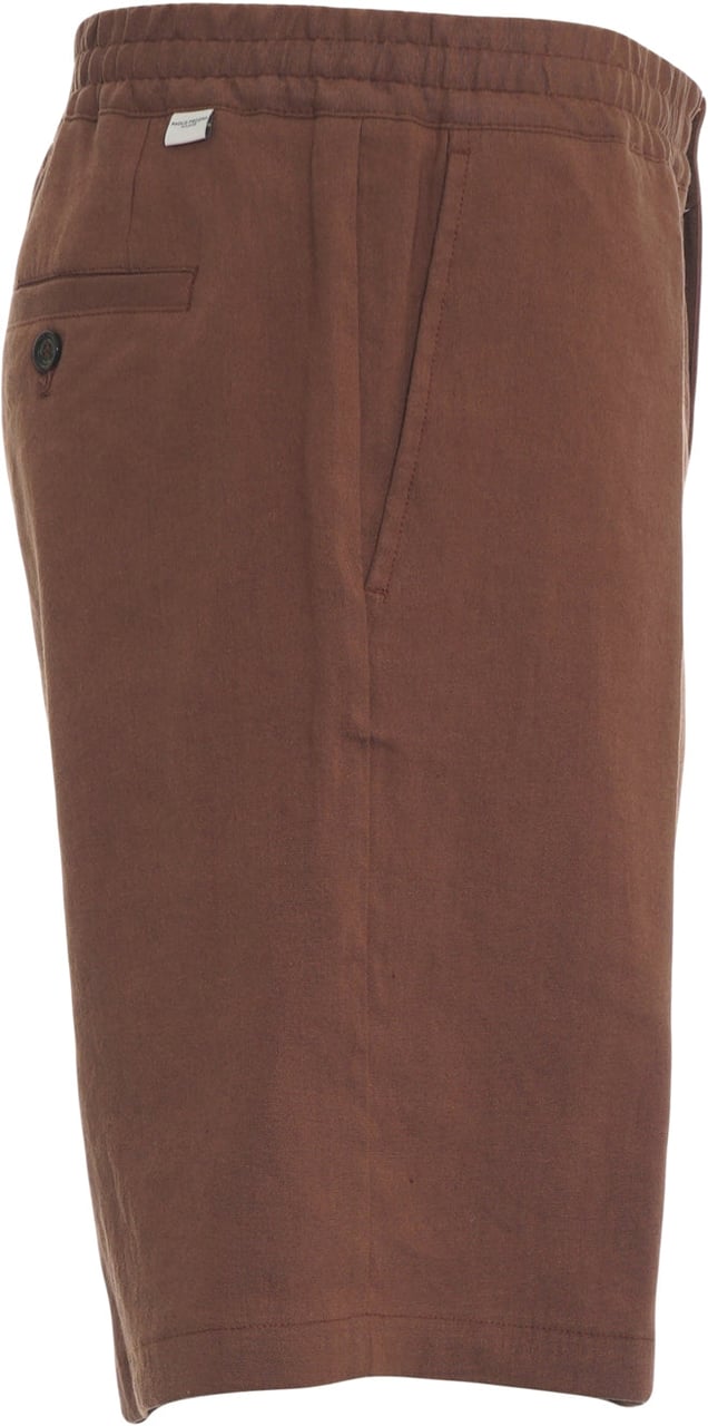 Paolo Pecora Linen blend shorts Bruin