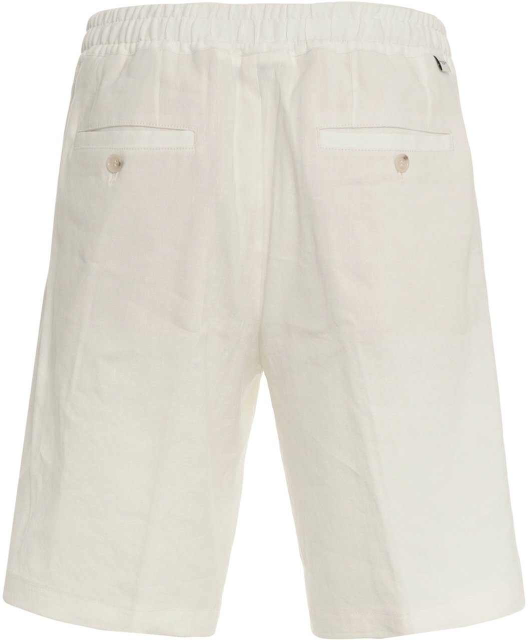 Paolo Pecora Linen blend shorts Wit