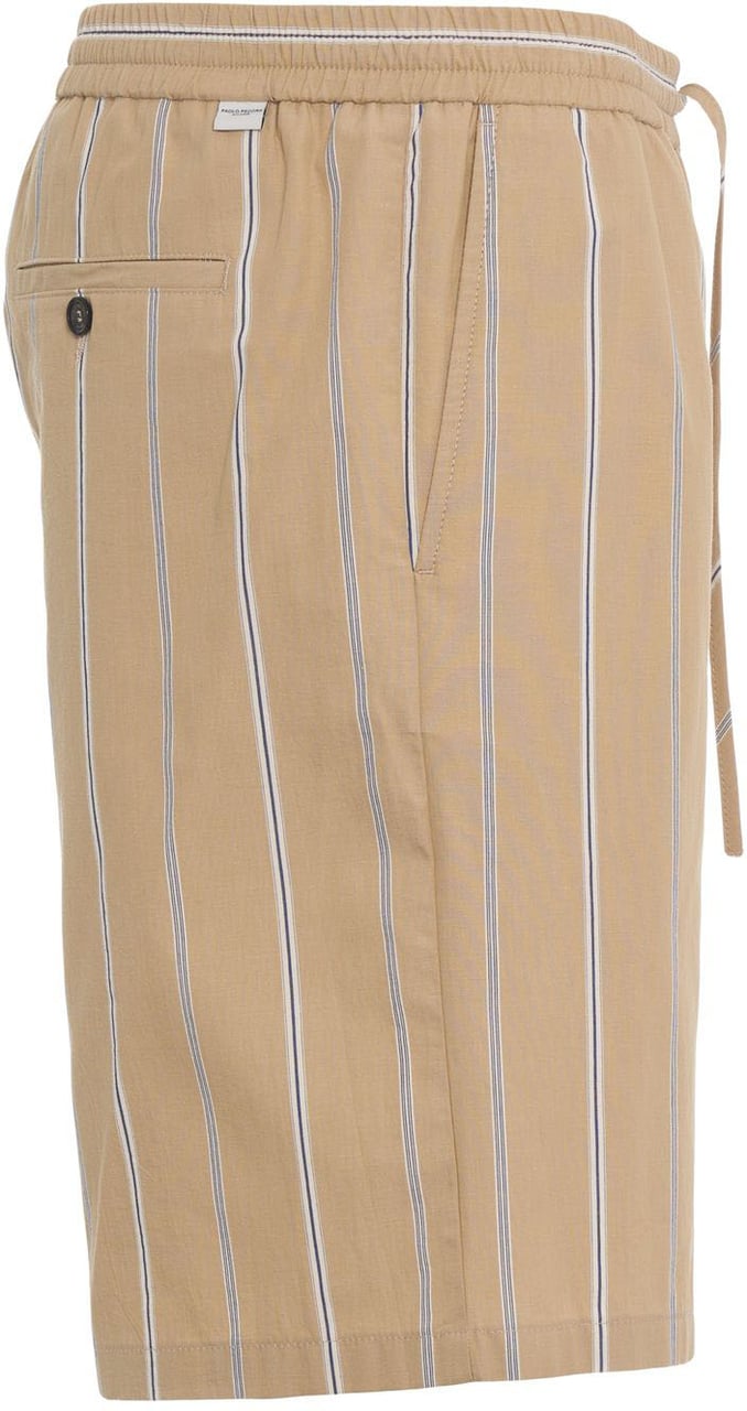 Paolo Pecora Cotton bermuda shorts Beige