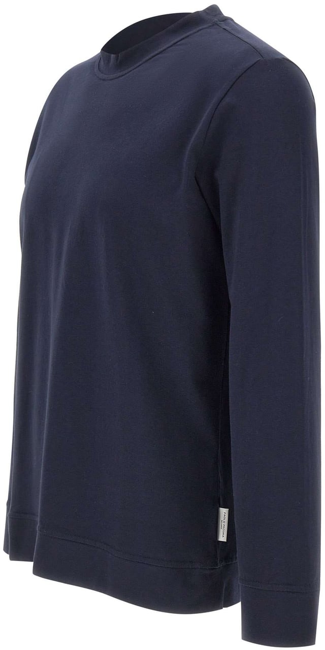 Paolo Pecora Sweaters Blue Blauw