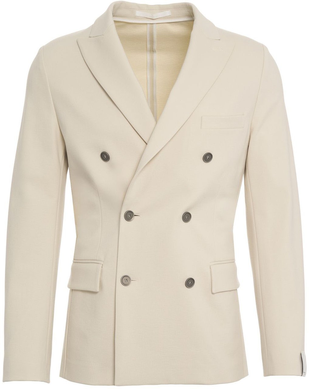 Paolo Pecora Double-breasted blazer Beige