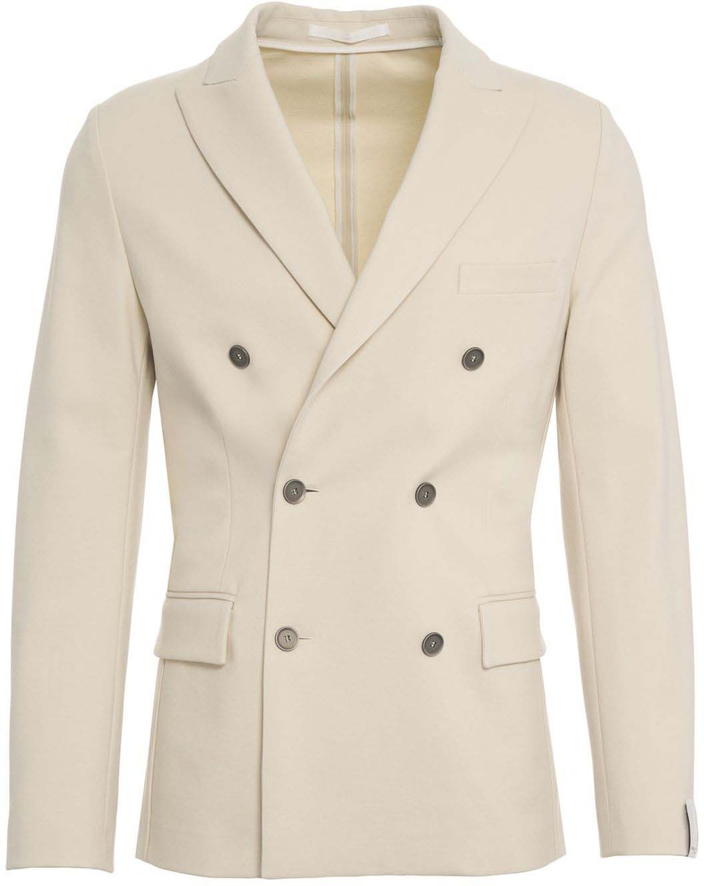 Paolo Pecora Double-breasted blazer Beige