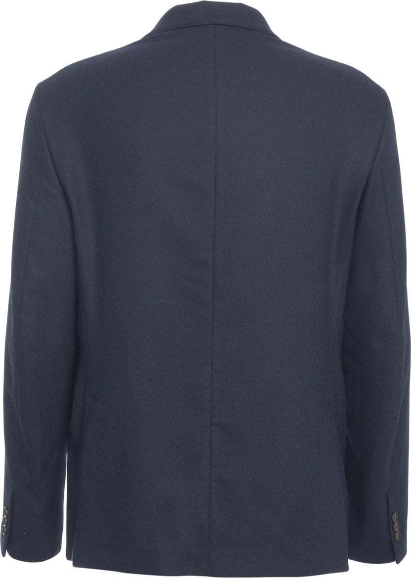 Paolo Pecora Double-breasted blazer Blauw