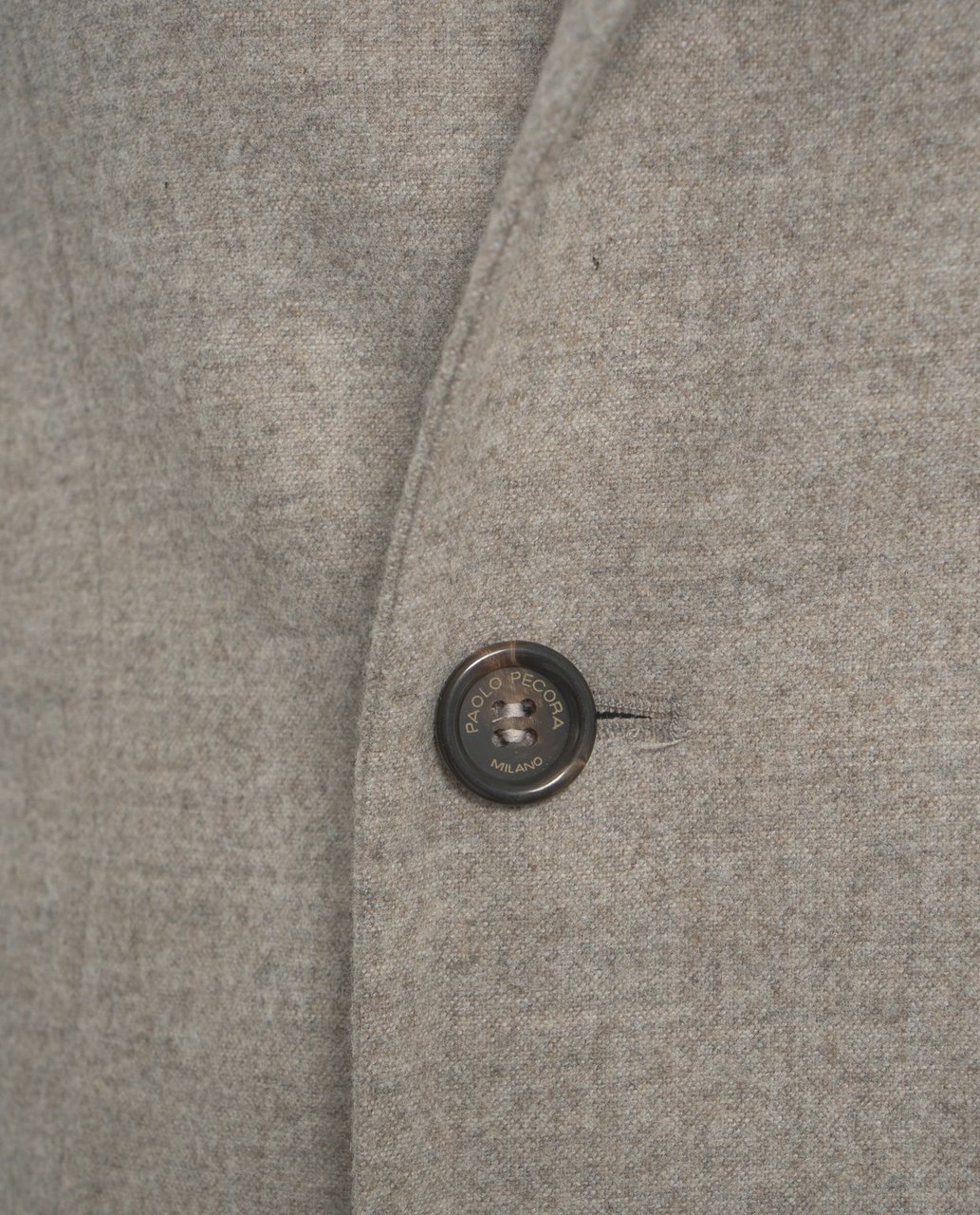 Paolo Pecora Double-breasted blazer Beige