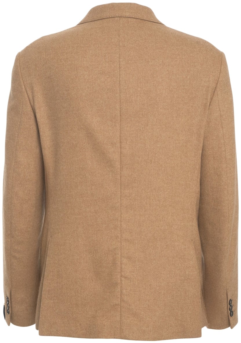 Paolo Pecora Double-breasted blazer Bruin