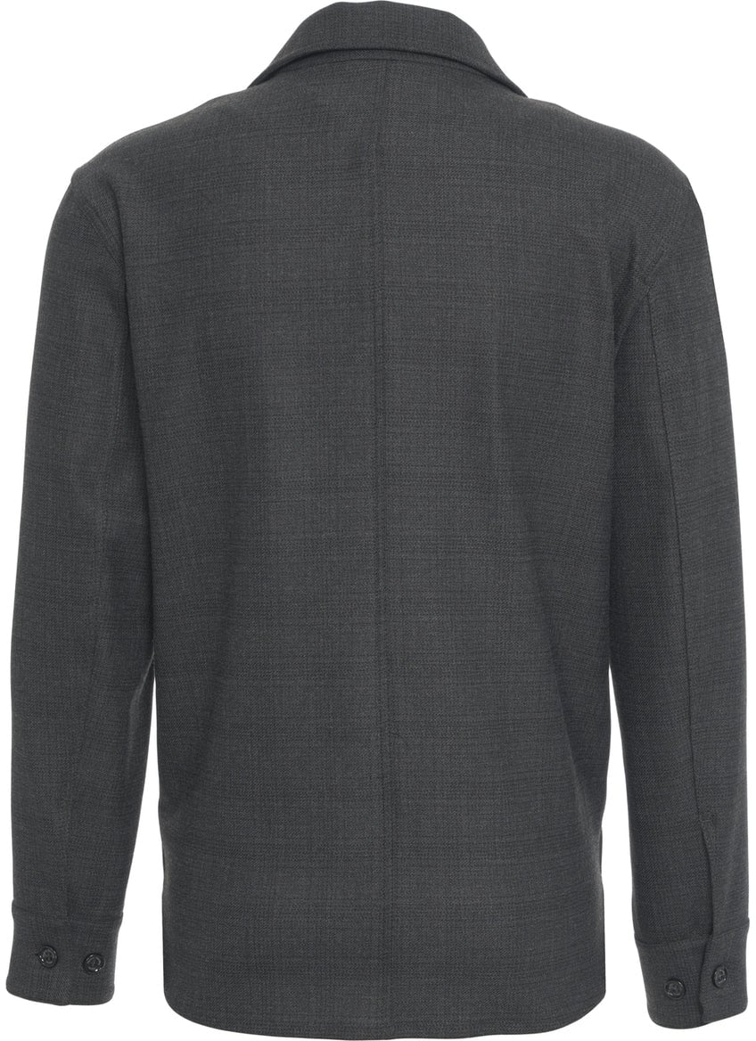 Paolo Pecora Glencheck overshirt Grijs