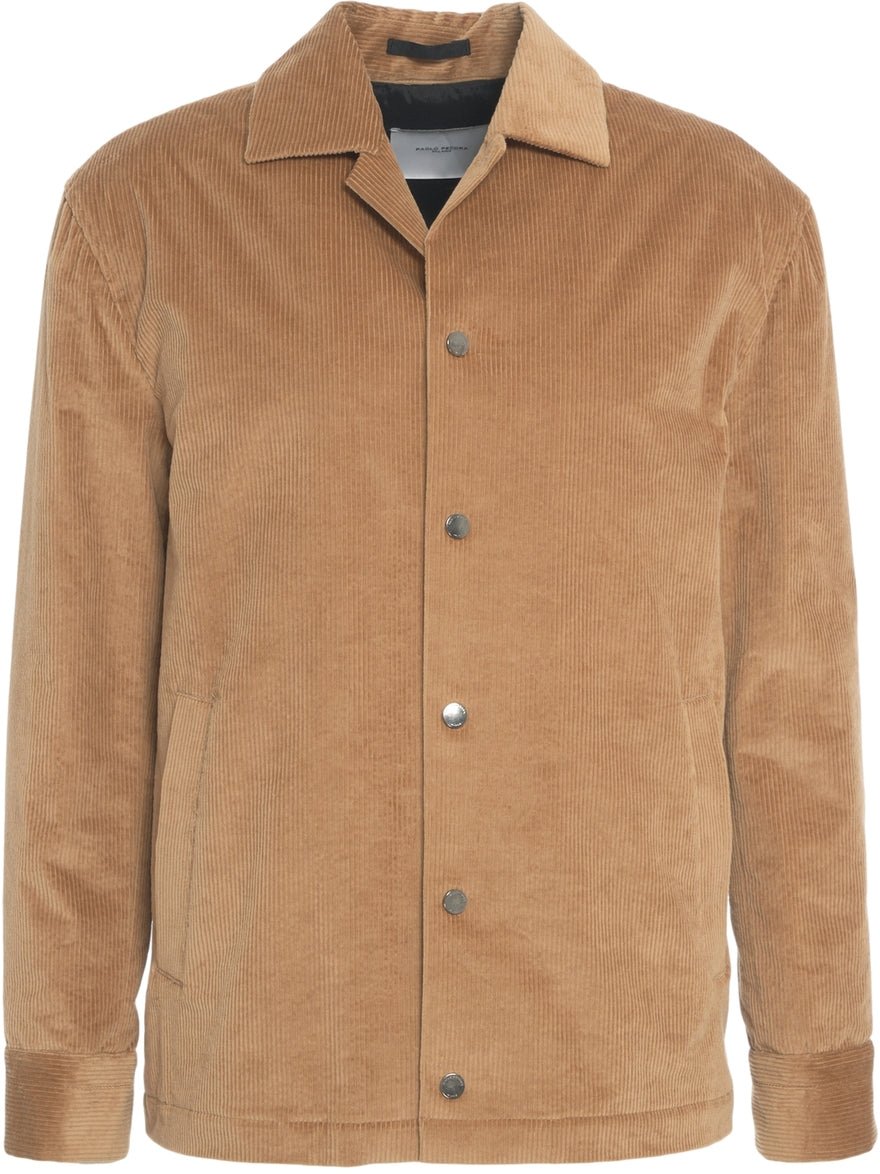 Paolo Pecora Cordouroy jacket Bruin