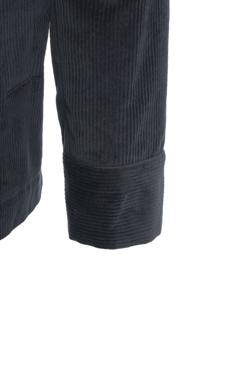 Paolo Pecora Cordouroy jacket Blauw