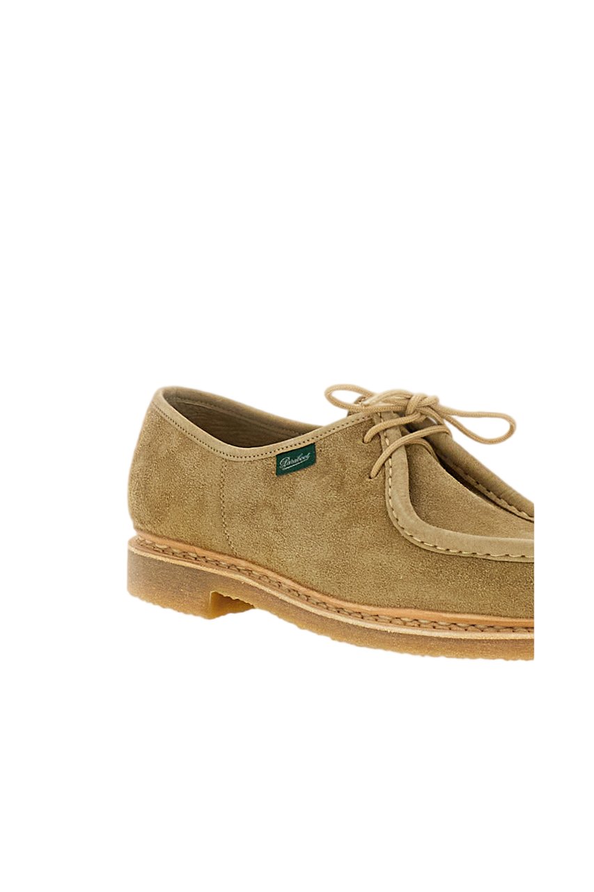 Paraboot Sand/Beige Micka Ario Suede Derby Shoes Bruin