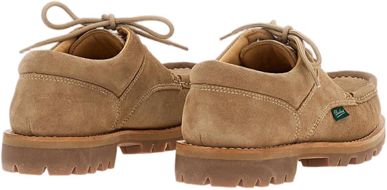 Paraboot Thiers Jannu Loafers with 4-Eyelet Lace-Up Bruin