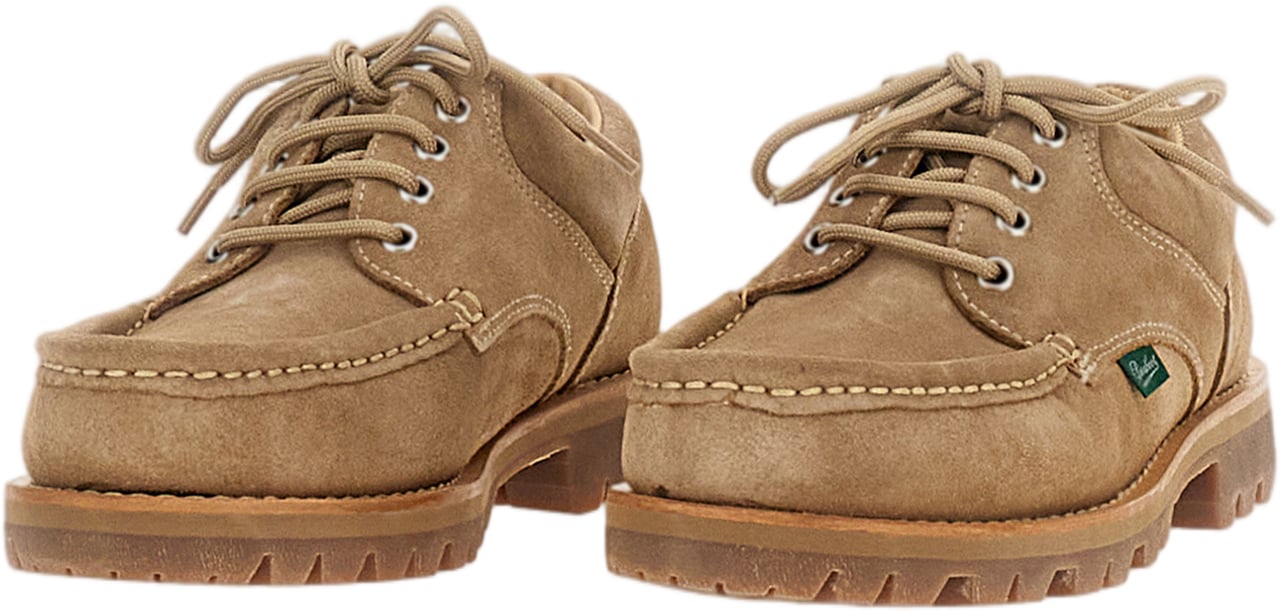 Paraboot Thiers Jannu Loafers with 4-Eyelet Lace-Up Bruin