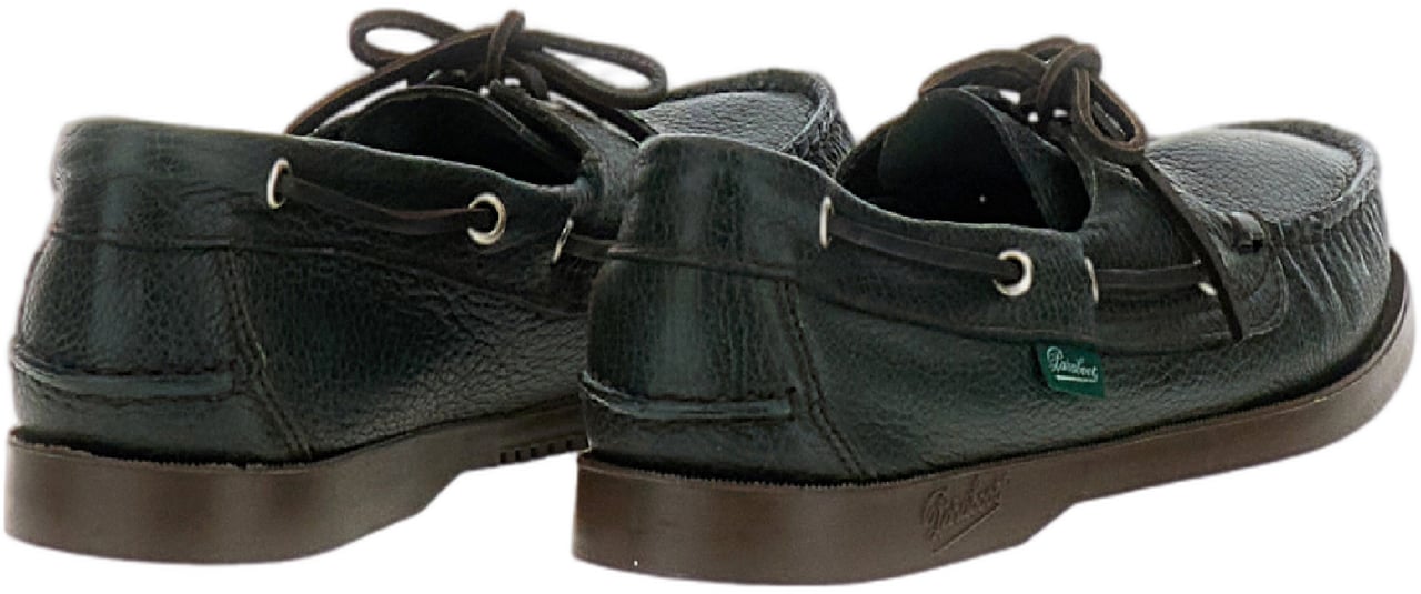 Paraboot Green Barth Suede Loafers Groen