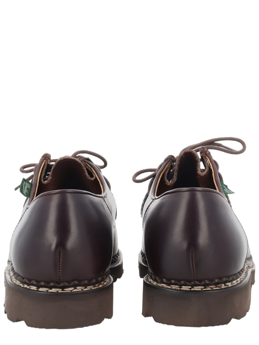 Paraboot Stringata Michael Smooth Polished Shoes Grijs