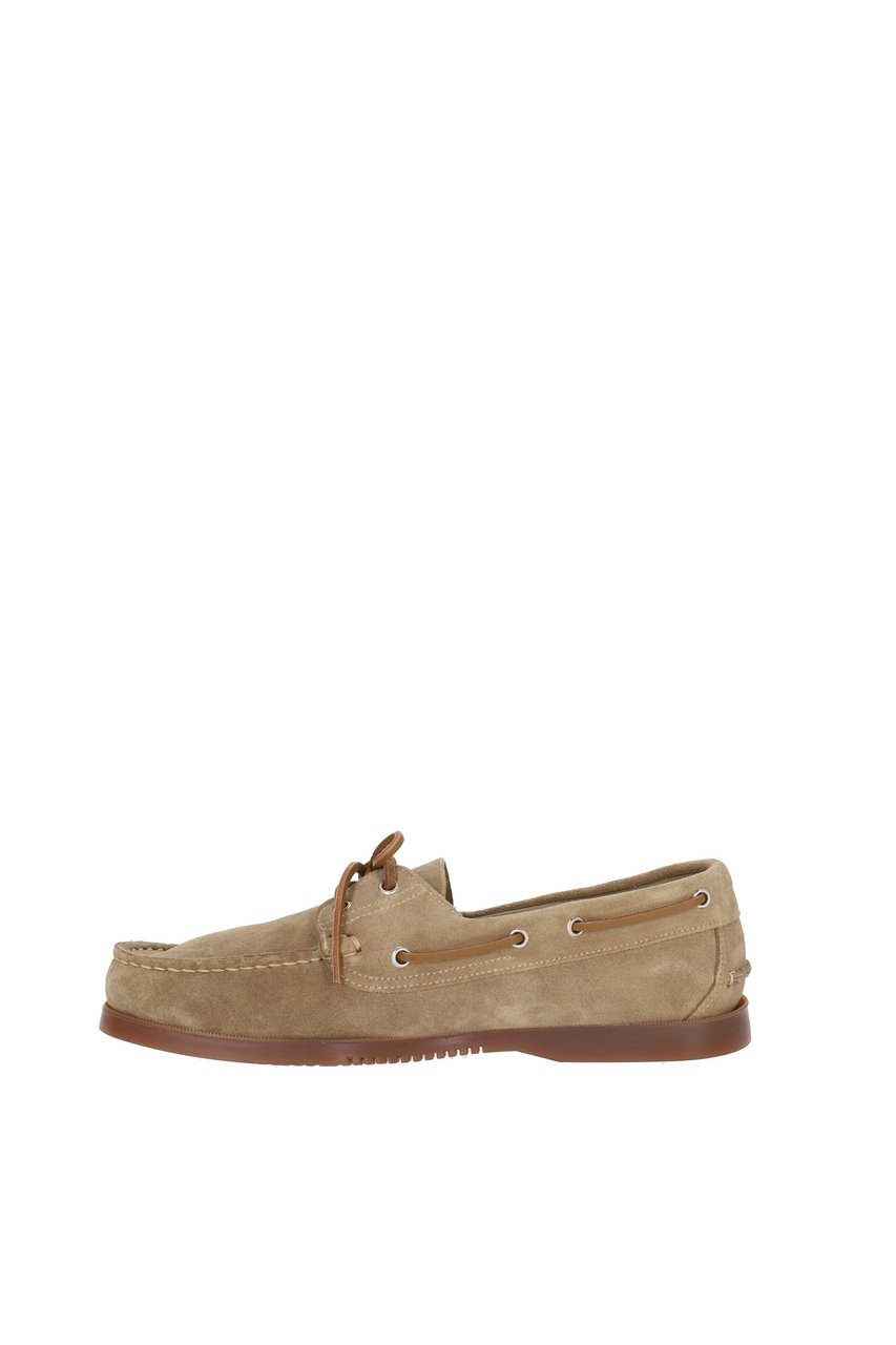 Paraboot Barth Suede Deck Shoes Neutraal