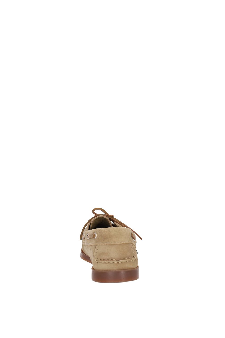 Paraboot Barth Suede Deck Shoes Neutraal
