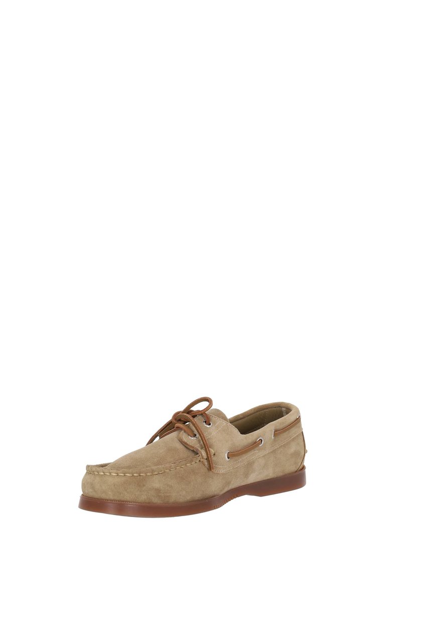 Paraboot Barth Suede Deck Shoes Neutraal