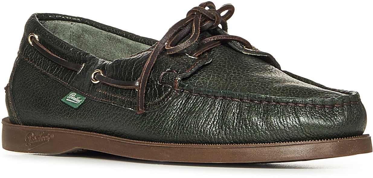 Paraboot Flat Shoes Green Groen